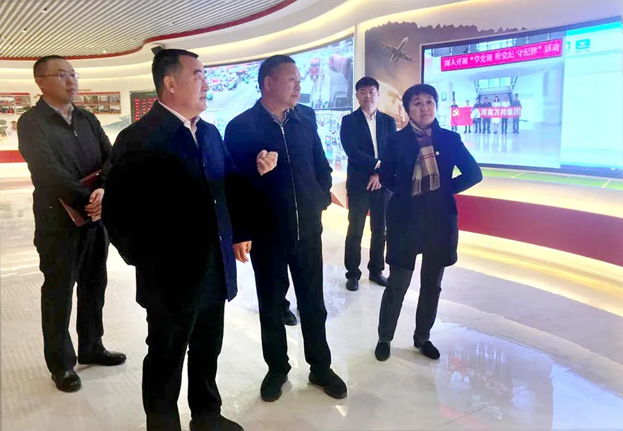 郑州市委统战部长杨福平赴中牟县调研非公有制企业党建工作