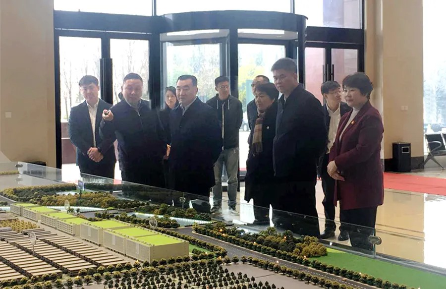 郑州市委统战部长杨福平赴中牟县调研非公有制企业党建工作