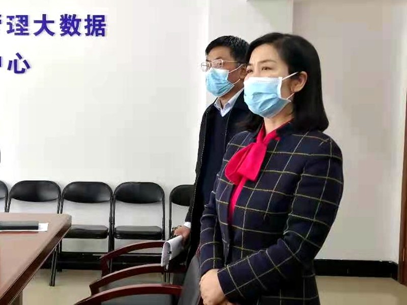 安阳市委统战部长祝振玲调研市宗教管理大数据指挥中心