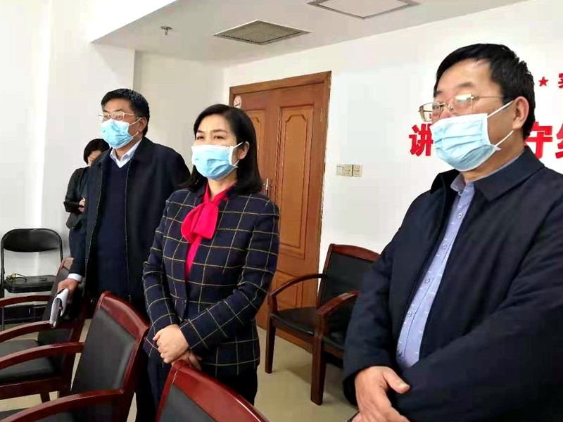 安阳市委统战部长祝振玲调研市宗教管理大数据指挥中心