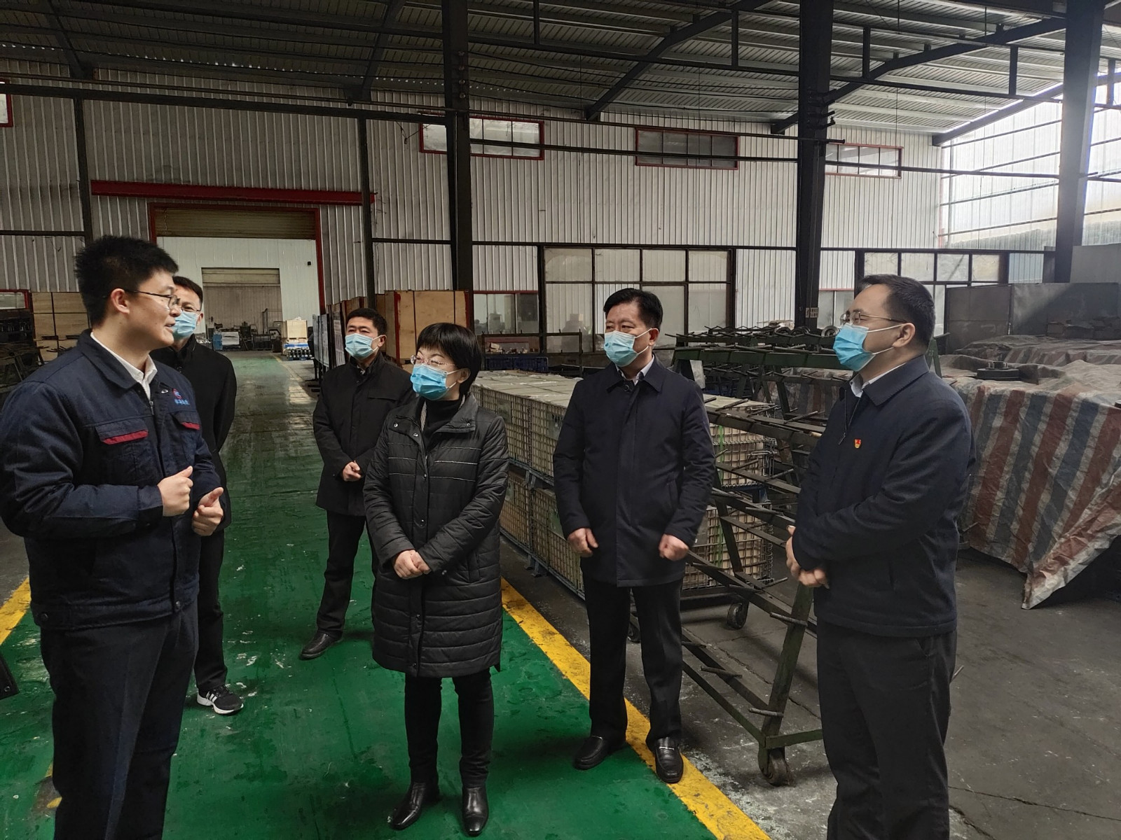 商丘市委统战部部长王玉娟到夏邑县开展企业服务日调研活动