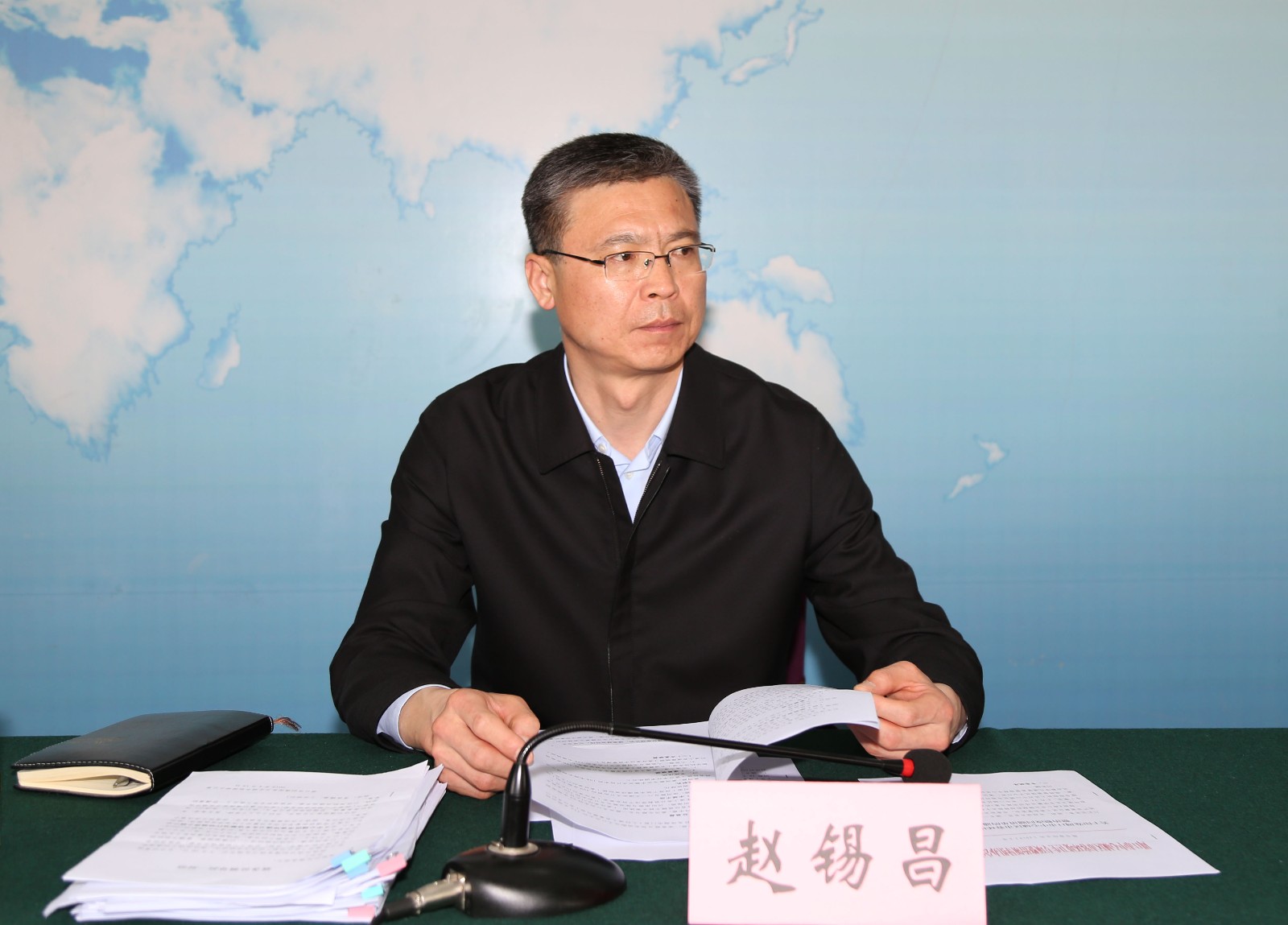 赵锡昌要求:要按时保质完成"创卫"工作任务